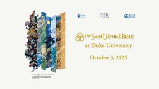 The Saint Johns Bible at Duke University Celebration Service