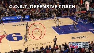 TOM THIBODEAU G.O.A.T. defensive coach vs. 76ERS  GAME 6