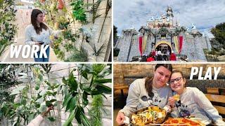 Come floral shopping with me Behind the scenes floral shopping and family Disneyland trip