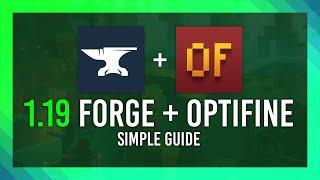 Install Optifine in Forge Minecraft 1.19+ OptiFine + Forge