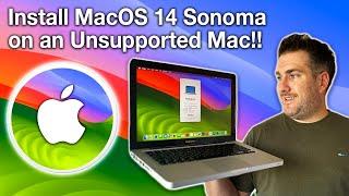 How to Install MacOS Sonoma 14 on an UNSUPPORTED Mac MacBook iMac or Mac Mini in 2023