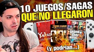 10 JUEGOS y SAGAS que NO han SALIDO en NINTENDO SWITCH y PODRÍAN... ¿Llegarán a SWITCH 2?