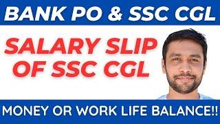 Left Bank PO & Joined SSC CGL  SSC CGL Latest Salary Slip 2024 With Allowances  Banker Couple