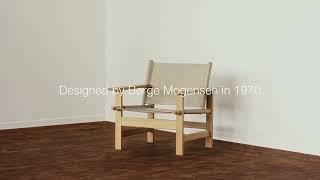 The Canvas Chair  Designed by Børge Mogensen in 1970 for Fredericia Furniture