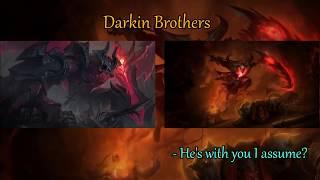 Aatrox VS Rhaast The War of Darkin Brothers  Quotes