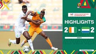 Côte dIvoire  Sierra Leone Highlights - #TotalEnergiesAFCON2021 - Group E