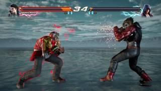 Tekken 7 PS4 Dragunov Vs Jin Gameplay - INFINITE AZURE Stage 1080P 60FPS Full Game Build