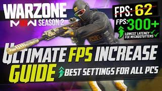  COD WARZONE 3 Dramatically increase performance  FPS with any setup *Best Settings 2024* ️