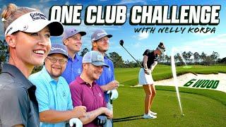 Nelly Korda Plays Us With Only A 6 Wood