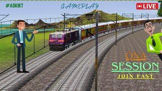 Live QnA Session  Apke Sawal Mere Jawab  Gameplay  Indian Train Simulator  Ishu K Tech  #Live