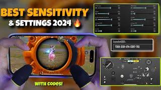 NEWBEST SENSITIVITY & SETTINGS 2024 4 Finger Claw Gyroscope  PUBG MOBILE