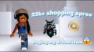 ROBLOX 22K+ SHOPPING SPREE  BUYING KORBLOX