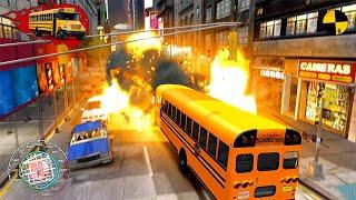 GTA 4 Crazy School Bus Crashes Ep.16