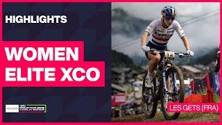 Les Gets - Women Elite XCO Highlights  2024 WHOOP UCI Mountain Bike World Cup