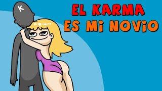 El Karma es mi novio  El karma es un gato canción viral TikTok animación