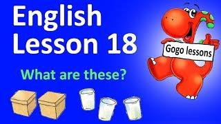 English Lesson 18 –This That Those These. Plural  ENGLISH VIDEO COURSE FOR KIDS