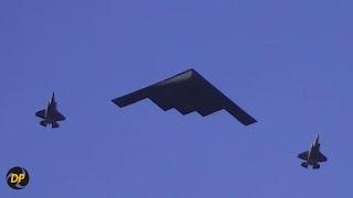 Top 10 Stadium Flyovers Black Hawks F-22 B2 Stealth bomber