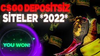 CSGO BEDAVA SKİN NASIL KAZANILIR?  BEDAVA SKİN ÇEKTİK - CSGO DEPOSİTSİZ SİTELER 2022