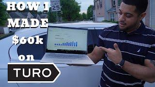 HOW I MADE 60K WITH MY TURO BUSINESS Tips to start a Turo rental car business and make money