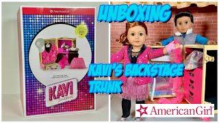 Unboxing Kavis Backstage Trunk  Kavi Sharma Girl of the Year 2023  American Girl Doll GOTY