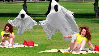 FLYING GHOST PRANK