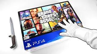 PS4 GRAND THEFT AUTO V UNBOXING Sony PlayStation 4 GTA 5 Console