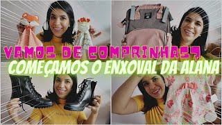 COMPRINHAS - COMEÇAMOS O ENXOVAL DA ALANA E PRESENTES RECEBIDOS   Ju Tomé