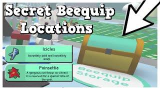 All Secret Beequips Locations In the Beesmas Update - Bee Swarm Simulator - Roblox