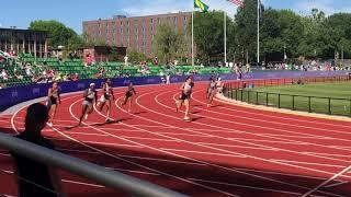 Allyson Felix & Jenna Prandini 21.99 200m Semi-FINALS 2021 U.S. Olympic Track & F. Trials Heat 1