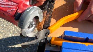 Electrician makes the best side cutter pliers  marvel crosscut