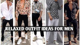 Stylish mens relaxed outfit for men #stylishmensfashion