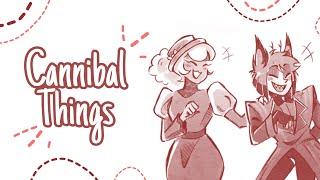 Cannibal Things  Hazbin Hotel Comic Dub ft. @user-yk3fc7mr9w