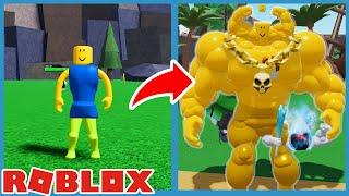 I Became The Biggest Golden Noob in Roblox