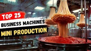 PROFITABLE BUSINESS MACHINES for mini production Top 25 manufacturing business ideas 2024