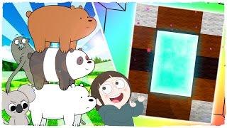 HOW TO MAKE A PORTAL TO THE DIMENSION OF WE BARE BEARS - MINECRAFT
