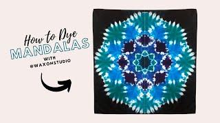 How I Fold Tie and Dye the MANDALA