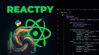 ReactPy Tutorial - Aplicaciones Frontend creadas con Python