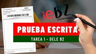 Prueba escrita - DELE B2 - Tarea 1 Consejos estructuras