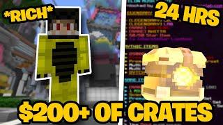 OPENING $200 WORTH OF CRATES + FIRST 24 HOURS OF RESET  FactionsLab #1 Minecraft Factions