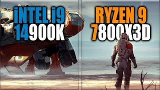 i9 14900K vs 7800X3D Benchmarks - Tested in 15 Games and Applications