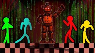 Stickman VS Minecraft Freddy.EXE- AVM Shorts Animation