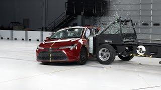 2022 Toyota Corolla sedan updated side IIHS crash test