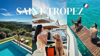 A week in St Tropez Vlog  Yacht day in South France  Luxury villa in St Tropez