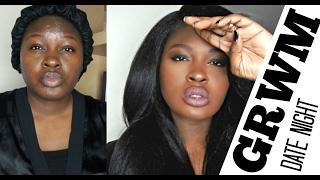 LAST MINUTE VALENTINES DAY DATE NIGHT GRWM DARK SKIN I PLUS SIZE FASHION