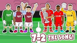 7-2 THE SONG Aston Villa vs Liverpool 2020 Parody Goals Highlights