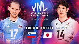  SLO vs.  JPN - Semi Finals  Highlights  Mens VNL 2024