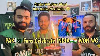 Pakistani  Fans Celebrate India Won T20 WC 2024  Pak Media on India Won T20 WC 2024  Virat Gone