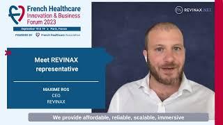 Meet Revinax at the French Healthcare Innovation and Business Forum 2023