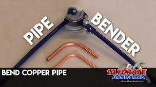 Pipe bender  bend copper pipe