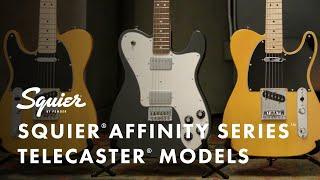 Exploring The Squier Affinity Series Telecaster Models  Fender